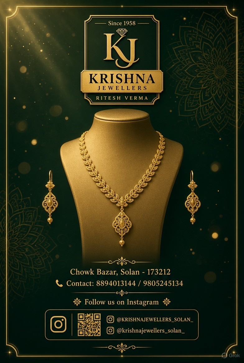 Krishna Jewellers jewellery presentation